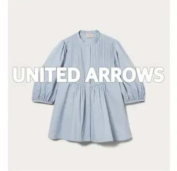 [새상품급] UNITED ARROWS 핀턱 7SL 블라우스