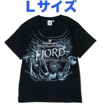 미세스 그린 애플 FJORD 피요르드 글리터 로고 티셔츠 L