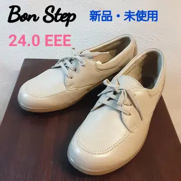 Bon Step 컴포트 슈즈 천연 가죽 24.0cm 3E