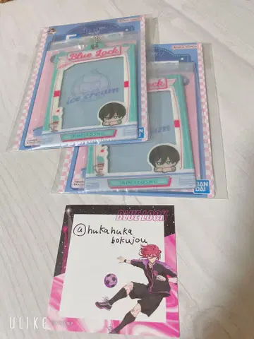 블루 록 제일복권 이토시 린 패스 케이스