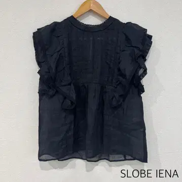 [ 2025 SS ] SLOBE IENA 라미 프릴 핀턱 블라우스
