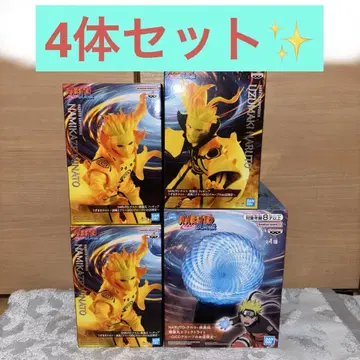 [4개 세트] NARUTO 피규어 GiGO 한정 나루토 미나토 라이트