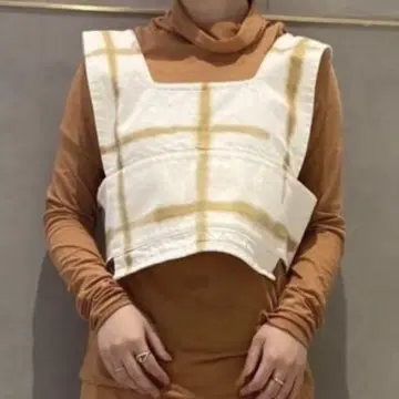 AEWEN MATOPH 이우엔 마토프 화이트 데님 베스트 레이어드