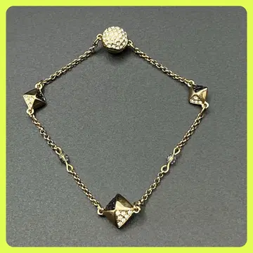 새상품급 스와로브스키 SWAROVSKI 골드 팔찌