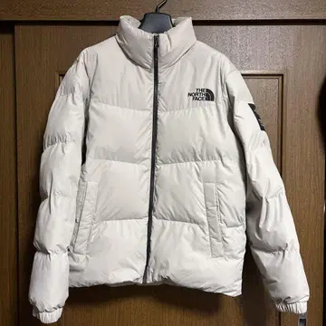 THE NORTH FACE 다운 자켓 라이트 그레이 눕시