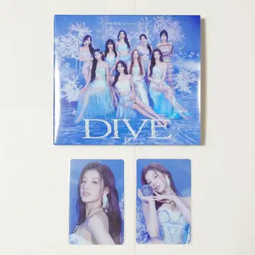 TWICE DIVE 초회 한정판 A 트레이딩 카드 2장 포함