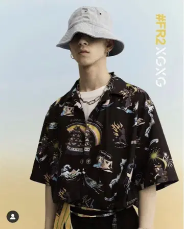 FR2 알로하 셔츠 L 사이즈