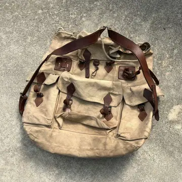 antique vintage 30s 40s Back pack 백팩