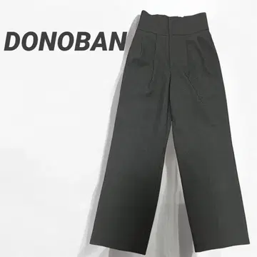 DONOBAN 도노반 하이웨스트 센터 프레스 팬츠 엠보싱 가공