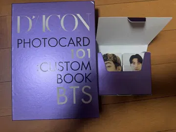 BTS D'ICON 포토카드 101 커스텀 북