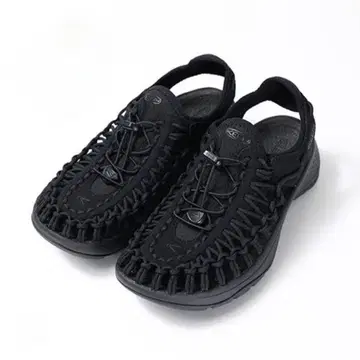 [미사용에 가까움] KEEN UNEEK 샌들 올블랙 27.0cm