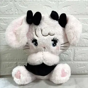 mikko BLACK RIBBON BIG 봉제 인형 캐미