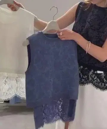 AMERI LACE COMBINE JACQUARD KNIT 이너 세트