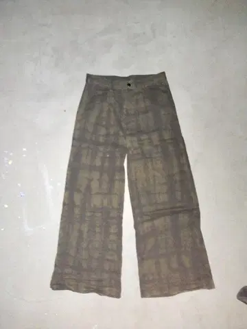 archive 와이드 팬츠 스트라이프 패턴 y2k
