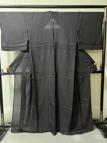여름 기모노 순수 실크 무늬 명주 이로무지 새상품급