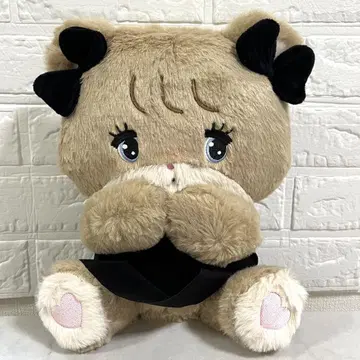 mikko characters BLACK RIBBON 봉제 인형 라떼