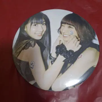 AKB48 시노다 마리코 카시와기 유키 캔뱃지 직경 약 14cm