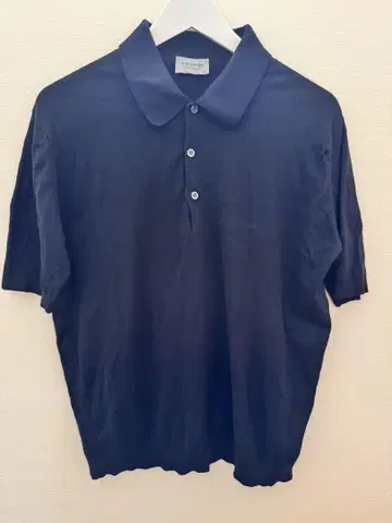 JOHN SMEDLEY isis 네이비 피케 셔츠 M