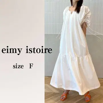 eimy istoire 컷 아웃 텍스처 볼륨 원피스