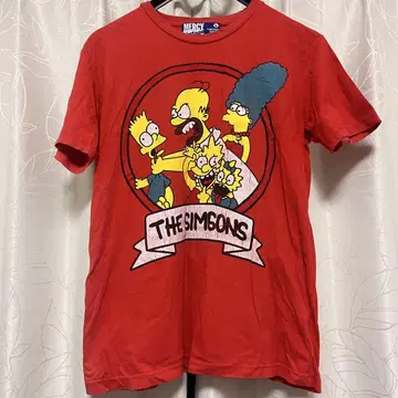 MERCY Vintage The Simpsons 티셔츠