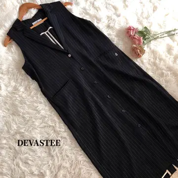 DEVASTEE 디바스테 롱베스트 자켓 슬리브리스