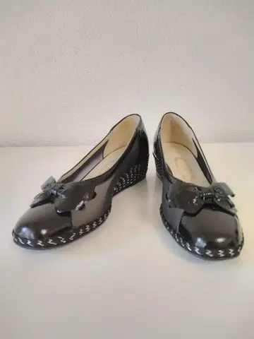 긴자 요시노야 도쿄 펌프스 블랙 22cm