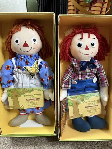 Dakin Raggedy Ann & Andy 앤과 앤디 한정판
