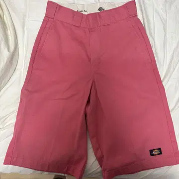 Dickies 디키즈 루즈핏 핑크 하프 팬츠