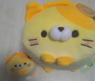 모치후와 코로코로 냥코 지역 봉제 인형 데코폰냥 마스코트 구마모토