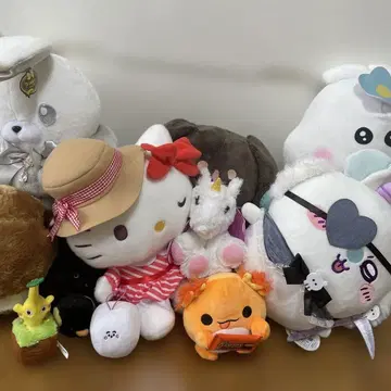봉제 인형 세트 헬로키티 유니콘