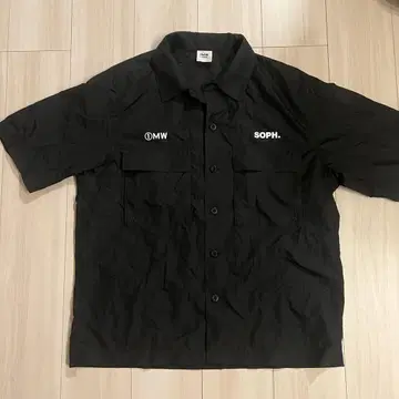 GU x SOPH. 콜라보 오픈 카라 셔츠 1MW