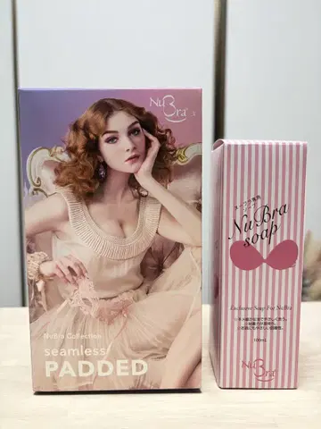 NuBra seamless Padded 브라와 소프 세트
