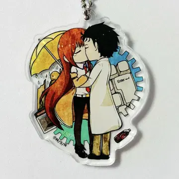 STEINS;GATE 히코 복권 아크릴 참 오카베 린타로 마키세 크리스