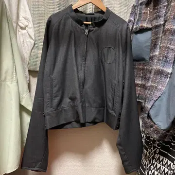 SADE 블랙 집업 자켓
