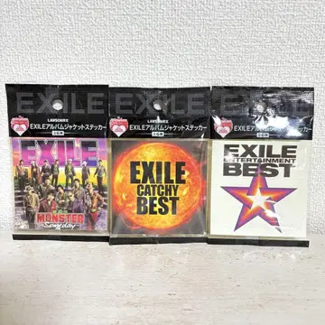 [ 로손 x EXILE ] 앨범 스티커 3매 세트