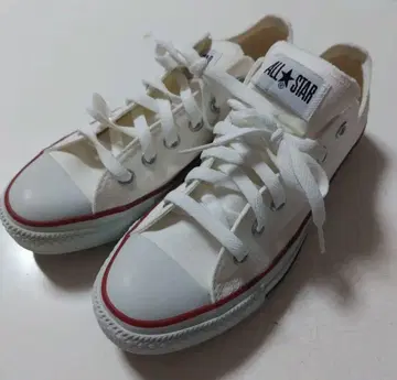 CONVERSE ALL STAR 화이트 스니커즈 로우컷 컨버스