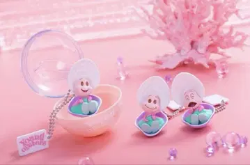 3종 컴플리트 세트] 영 오이스터 피규어 키체인 가챠가챠