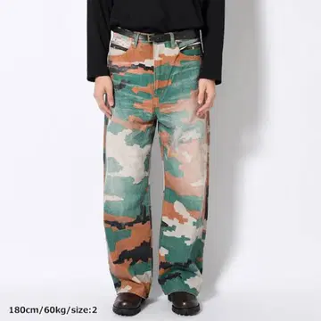 FAKE AS FLOWERS Gamo 에이지드 데님 팬츠