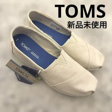 TOMS 톰스 24cm 슬립온 헤 무지 택 포함 미사용 새상품