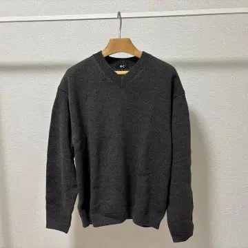 UNIQLO C 릴랙스 V넥 스웨터 L