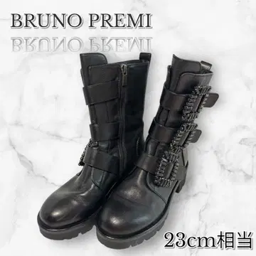 BRUNO PREMI 블루노프레미 부츠 23cm 상당 벨트 블랙 신발