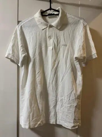 LACOSTE EXCLUSIVE EDITION 화이트 피케 셔츠