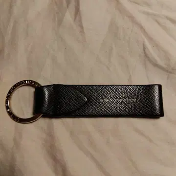 SMYTHSON 블랙 가죽 키링