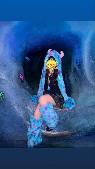 샐리 머플러캡 레그 워머