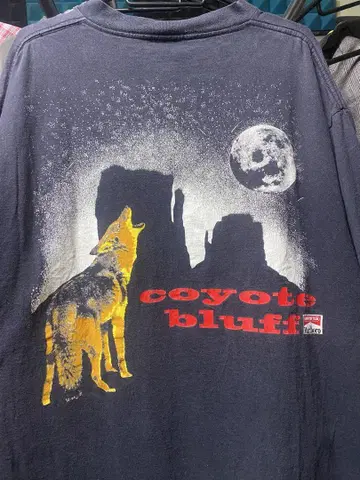 90s Marlboro coyote bluff 티셔츠 네이비