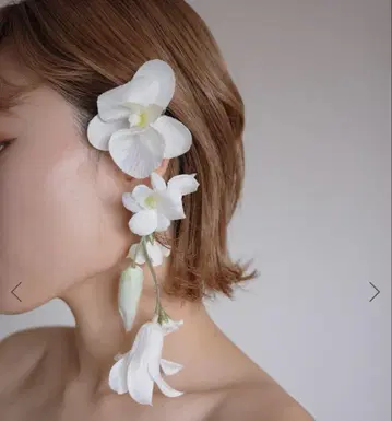 세련된 꽃 모양 귀걸이