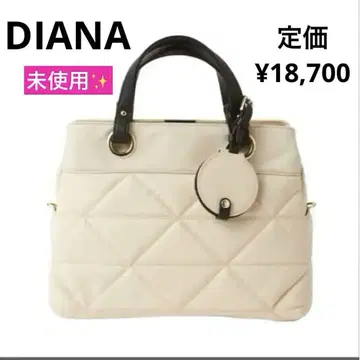새상품급 DIANA 다이애나 올마이티 나일론 백 아이보리