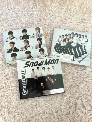 Snow Man 3rd 싱글 'Grandeur' 3가지 형태