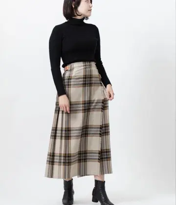 O'NEIL OF DUBLIN W 와이드 벨트 퀼트 랩 스커트