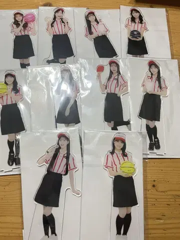 AKB48 라운드원 아크릴 스탠드 10종